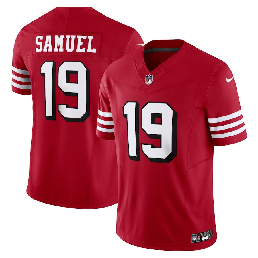 Men San Francisco 49ers #19 Deebo Samuel Nike Scarlet Vapor F.U.S.E. Limited NFL Jersey->san francisco 49ers->NFL Jersey